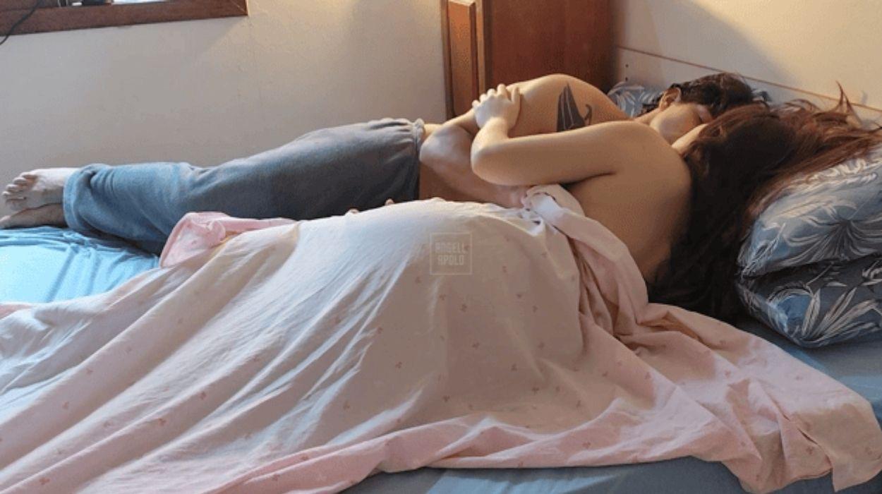 Royal couple has hot and romantic sex on a rainy day